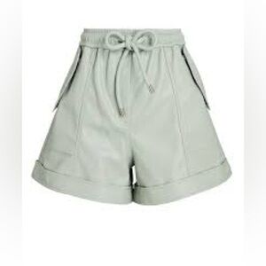 Like New - JONATHAN SIMKHAI DOAH VEGAN LEATHER SHORTS
